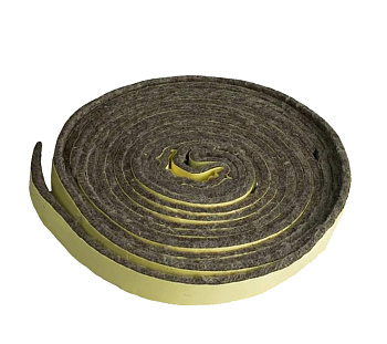 Утеплитель войлочный самоклеющийся 6 м*25мм*6 мм