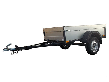 Прицеп СТАНДАРТ, кузов 1,8*1,22*38, 4 ус-листов.рессора (V-образ.дышло, с удлинит, самосвал)без тент Прицеп СТАНДАРТ, кузов 1,8*1,22*38, 4 ус-листов.рессора (V-образ.дышло, с удлинит, самосвал)без тент