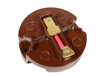 Бегунок распределителя зажигания коричн/с резист