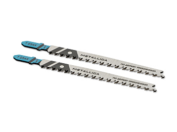 Пилки д/лобзика METALLICA Optima T234X, 116/90мм шаг 2-3мм, HCS Progressor, яп/зуб, по дереву 2шт Пилки д/лобзика METALLICA Optima T234X, 116/90мм шаг 2-3мм, HCS Progressor, яп/зуб, по дереву 2шт