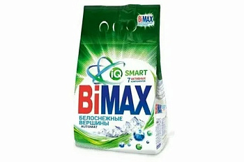 Порошок стиральный Bimax 3000 Г Automat Смс Compact "Белоснежные Вершины" 3000 г.