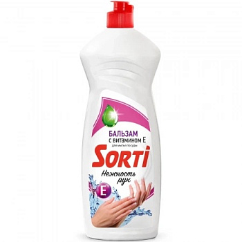 Жидкость д/посуды " Sorti "Бальзам С Витамином Е" 900мл