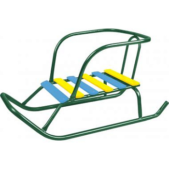 Санки ветерок 5 со спинкой Санки ветерок 5 со спинкой