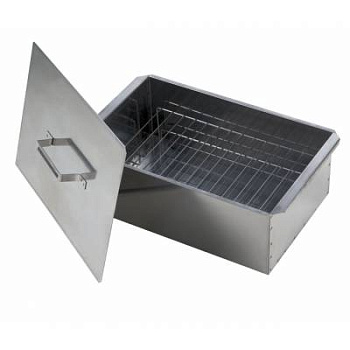 Коптильня Кедр двухъярусная малая (420х270х175, сталь 0,5мм)