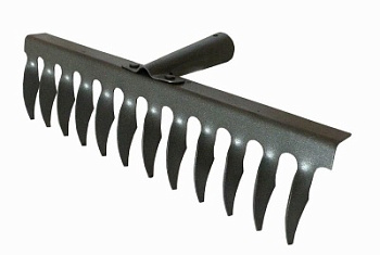 Грабли 12-ти зубые витые эмаль б/ч ГВ-12