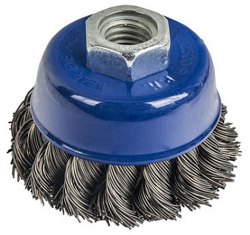 Кордщетка для МШУ чашеобразная витая ПРАКТИКА  65мм М14