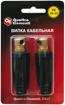 Разъем кабельный QE вилка сварочного кабеля ТК 16-25 (к-т)