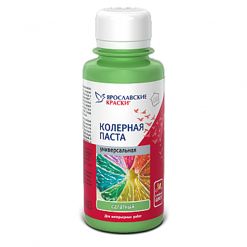 Паста колерная универсальная салатный, 0,1л Паста колерная универсальная салатный, 0,1л