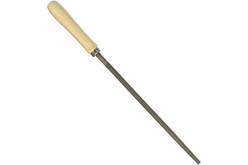 Напильник 250мм, круглый, деревянная ручка Сибртех