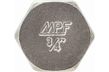 Заглушка на трубу 3/4" в MPF, MP-У