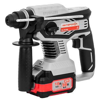 Перфоратор акк. ИНТЕРСКОЛ ПА-24/36В бесщеточн. (Li-ion АПИ,картон, без аккум. и ЗУ)