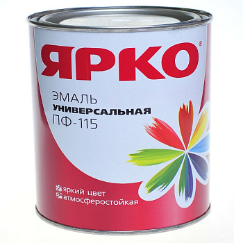Эмаль ЯРКО ПФ-115 голубая, 0,8кг Эмаль ЯРКО ПФ-115 голубая, 0,8кг