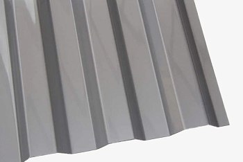 Шифер прозрачный ПЛАСТИЛЮКС-МП-20-У стандарт, Графитовый-серый; 1,15х2м