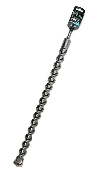 Бур по бетону SDS-plus METALLICA Optima 35 х600/550 мм, напайка с центром, 2 спирали