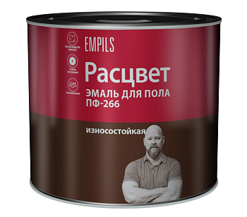 Эмаль "РАСЦВЕТ" для пола жёлто-коричневая 2.7 кг