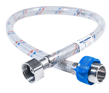 Подводка гибкая ЦС НЕЙЛОН для воды 1/2"Гх1/2"Ш L-80 см