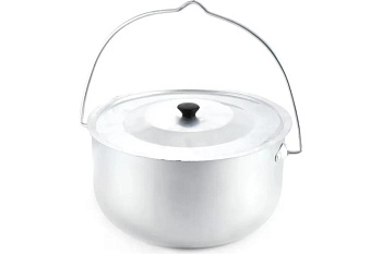 Котелок  цилиндрический 4,5л, матовый Котелок  цилиндрический 4,5л, матовый