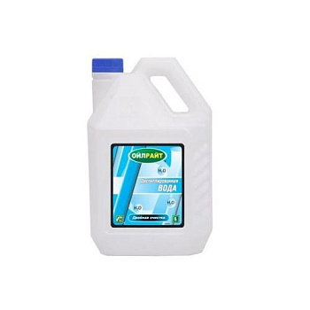 Вода дистиллированная 5л (Ойлрайт)