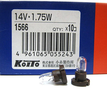 Лампа 14V 1.75W T5.1 KOITO