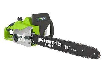 Пила цепная эл. GREENWorks 2000Вт 45см GCS2046