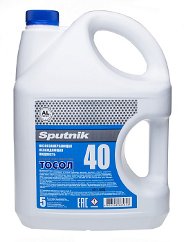 Жидкость охлаждающая Тосол SPUTNIK A-40M 10кг