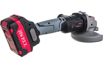 Шлифмашина акк. PWS20H-125A/1 P.I.T. бесщет. (20В,125мм, 7000об/мин,1акб,Li-lon,4Ач,ЗУ,3А,кейс)