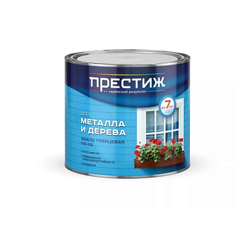 Эмаль глянцевая для металла и дерева ПРЕСТИЖ СТАНДАРТ ПФ-115 ЛИМОН 1,9 кг