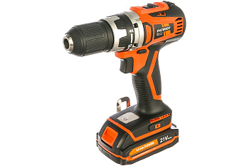 Дрель-шуруповерт акк. PATRIOT BR 210Li 2 батареи Li-ion, 21Vmax, 2,0Ah, 59Нм,BR210VES