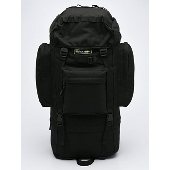 Рюкзак тактический RU 018 цвет Черный ткань Оксфорд 70л Рюкзак тактический RU 018 цвет Черный ткань Оксфорд 70л