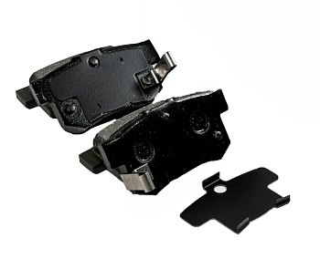Колодки тормозные, задние (с антискрипной пластиной)