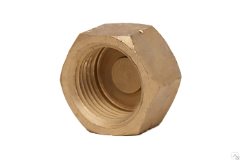 Заглушка Сп21,8 УН-065 (к КВ  -латунь)  (РЕДИУС)