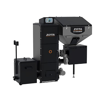 Котел  автоматический "Stahanov" 45кВт (3уп)(котел, бункер520л., механизм подачи)