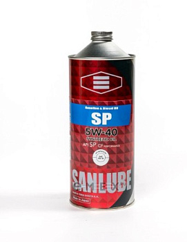 Масло моторное SANLUBE  5W-40 SP 1л синт.