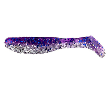 Виброхвост Chubby 3,55"/9 см Silver Sparkles & Fio 5шт. (HS-4-036) Helios
