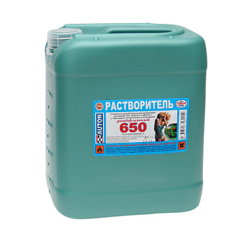 Растворитель Р-650 5,0л  (БУТЫЛКА)