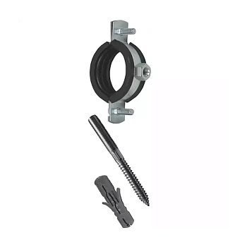 Хомут ст оц рез/пр М8 (44-50)мм (1 1/2")±2мм в/к