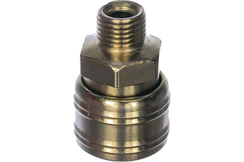 Фитинг-переходник QUATTRO ELEMENTI EQ2, соединение мама EURO - папа резьба 1/4 "