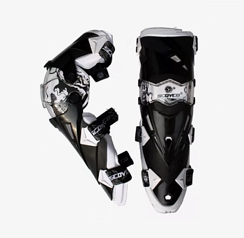 Наколенники SCOYCO К-12 белые+черные