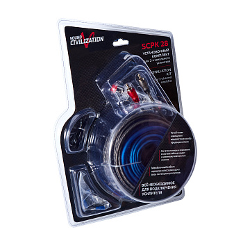 Комплект установочный для 2-х канального усилителя SCPK28