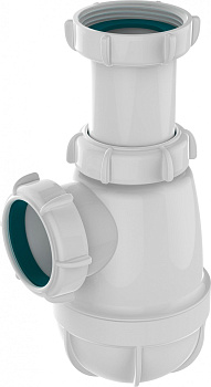 Сифон для кухни 1 1/2"х40 без выпуска Aquant