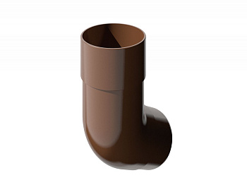 Колено трубы 135 (коричневый) VERAT  ПВХ