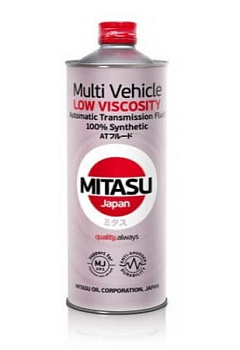 Жидкость для АКПП MITASU LOW VISCOSITY MV ATF синт. 1л 