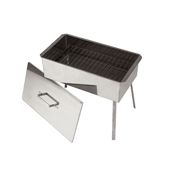 Коптильня Кедр двухъярусная (500х270х175, сталь 0,8мм) с поддоном на ножках Коптильня Кедр двухъярусная (500х270х175, сталь 0,8мм) с поддоном на ножках