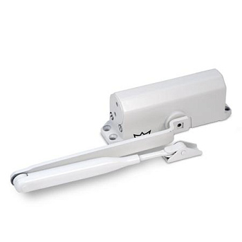 Доводчик дверной Dorma,Булат TS 77 EN 4до 120кг белый, корич. ДД А-С