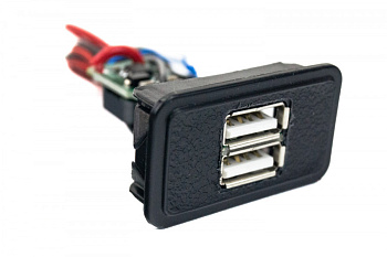 Устройство зарядное USB 2 гнезда ВАЗ 2106, 2107