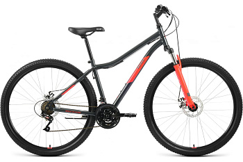 Велосипед ALTAIR MTB HT 29" 2.0 D (29" 21 ск. рост 19") темно-серый/красный