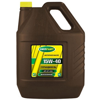 Масло моторное турбодизель OIL RIGHT 15W40 СF-4/SJ 20л