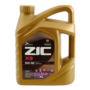 Масло моторное ZIC X9 5W40 4л синт.