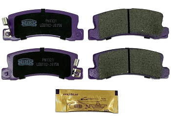 Колодки тормозные D2114M, PN-1321/1136