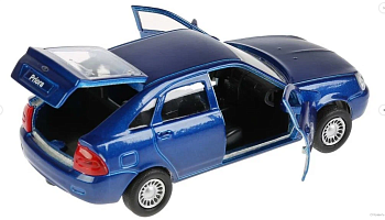 Машина металл LADA PRIORA ХЭТЧБЕК, 12см, дв., багаж., инерц., синий Машина металл LADA PRIORA ХЭТЧБЕК, 12см, дв., багаж., инерц., синий